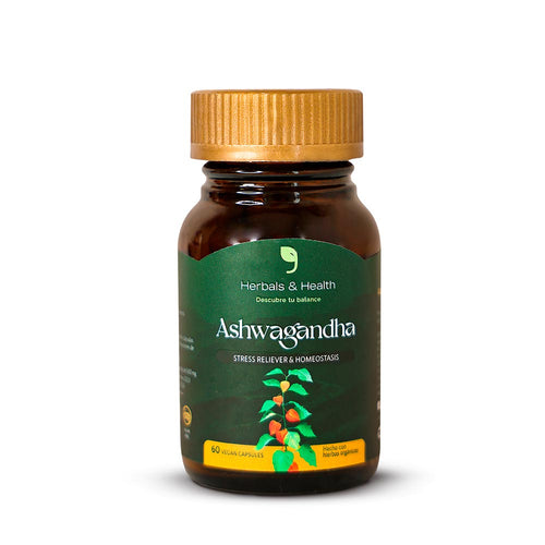 Ashwagandha Alivia el Estrés 60 CAPS - Herbals & Health